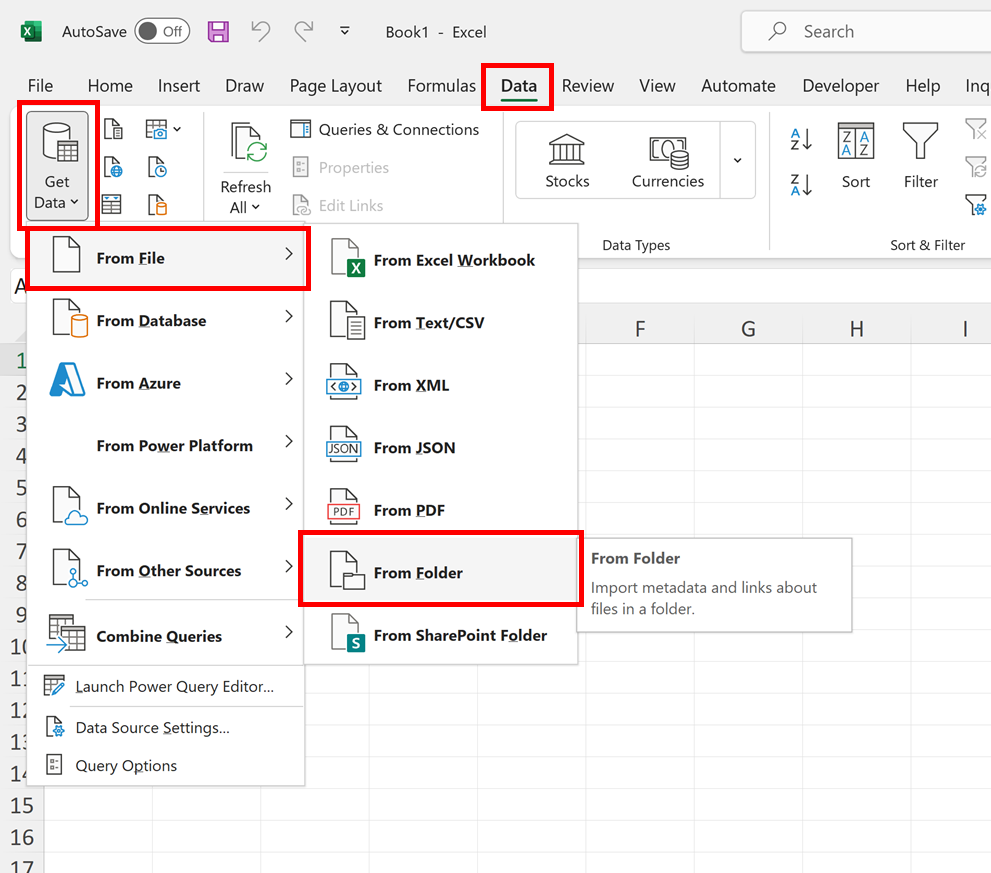 How To import Multiple Text Files Into Excel KEA Training