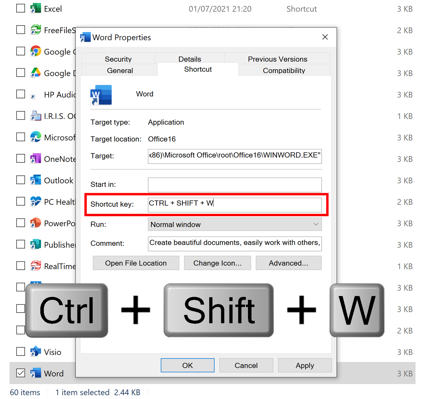 how-to-make-your-own-keyboard-shortcuts-in-windows-kea-training