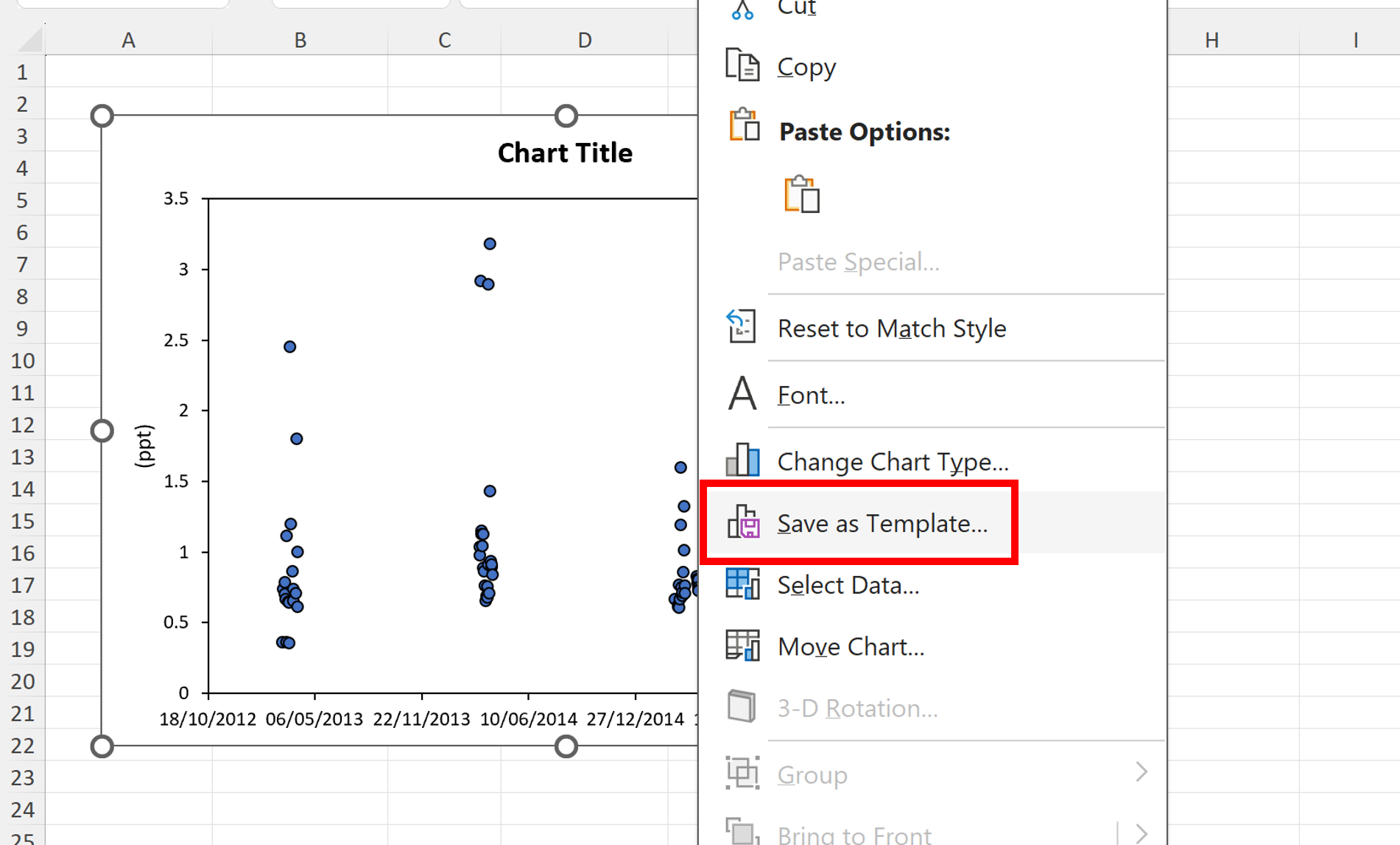 How to save chart formatting to use later in excel – KEA training